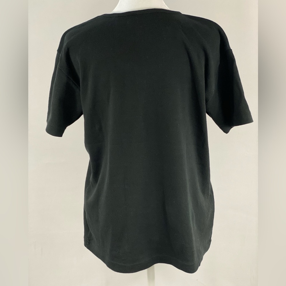 $LAST CHANCE$ EUC Chico’s Design Black Cotton Tee, 2/L/12 - Picture 4 of 4